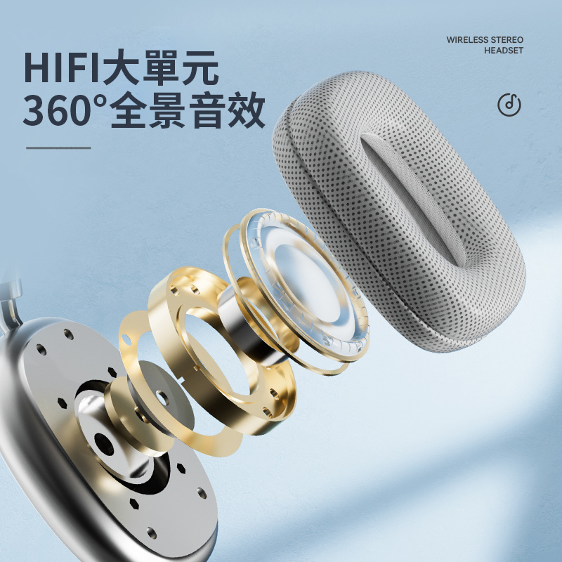 P9promax無線頭戴式藍牙耳機伸縮雙聲道立體聲續航跑步耳機 P9promax無線頭戴式藍牙耳機伸縮雙聲道立體聲續航跑步耳機